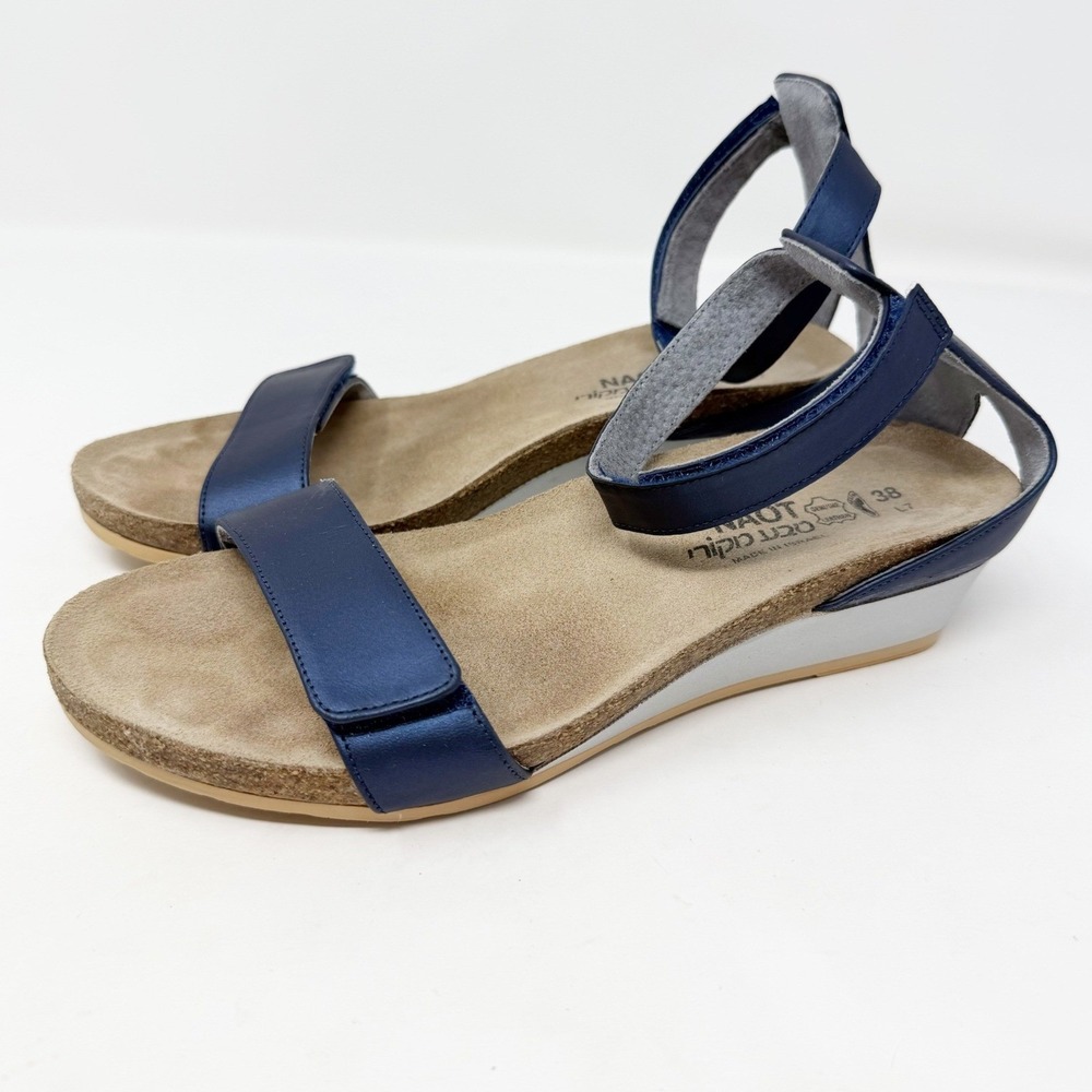 Naot Women's Mermaid Navy Blue Sandal 7 - Picture 2 of 9